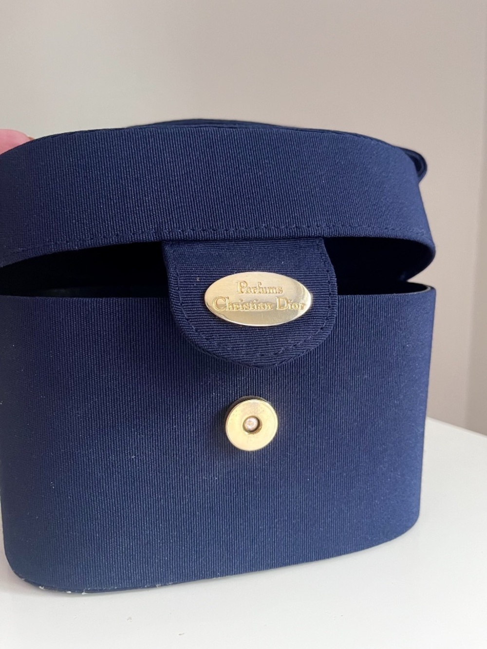 Vintage Dior Vanity Makeup Case Toiletry Cosmetic Designer Beauty Bag - Picture 9 of 11